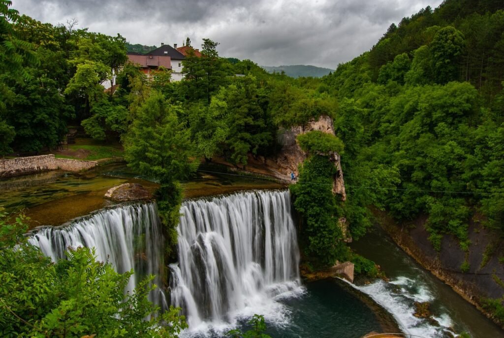 Jajce's Waterfalls